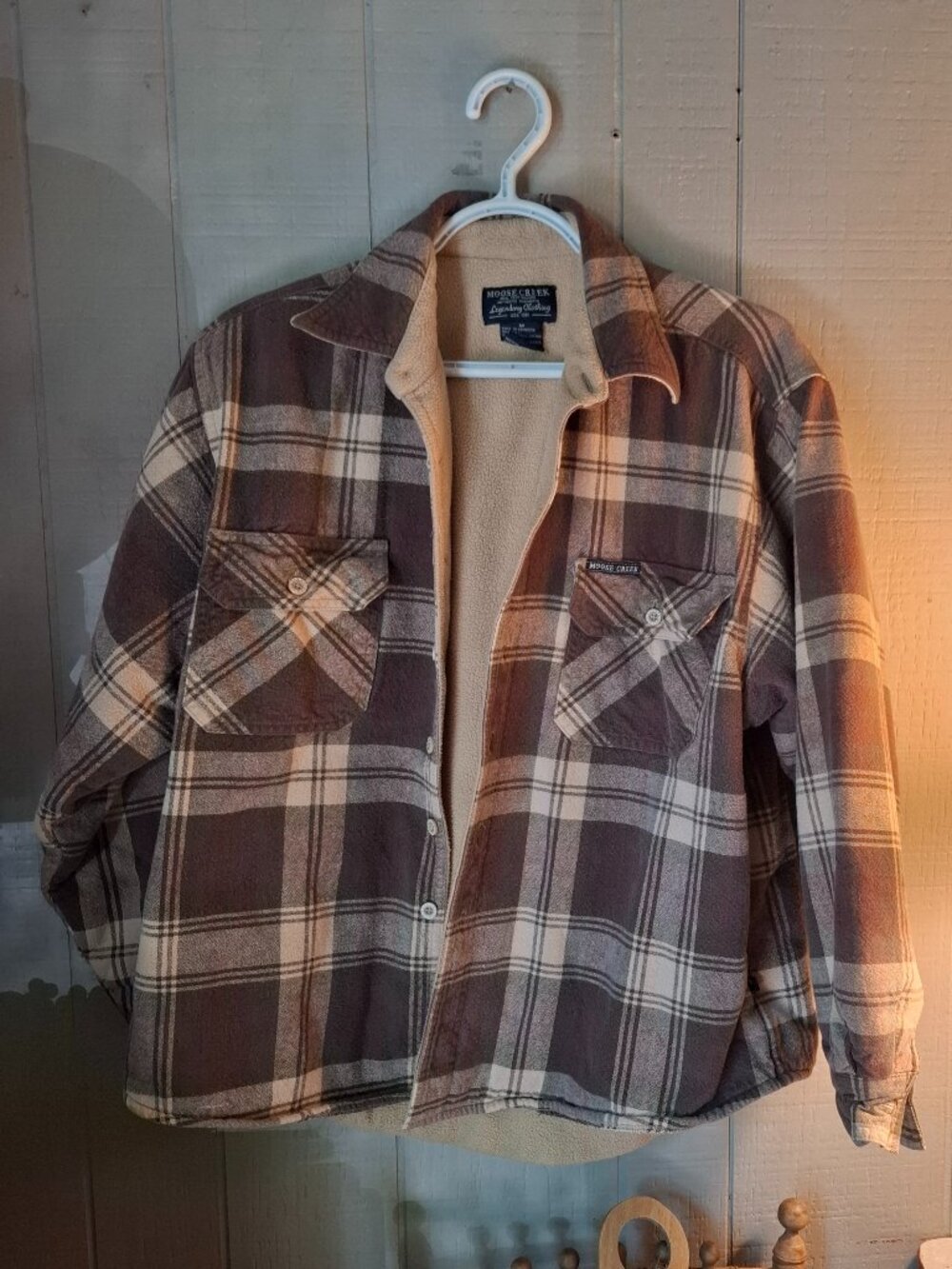 Vintage Moose Creek Lined Flannel Shirt Jacket Medium
